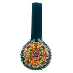 Подставка под ложку "Arabesque" (зеленый) 23*10*2см (подарочная упаковка)