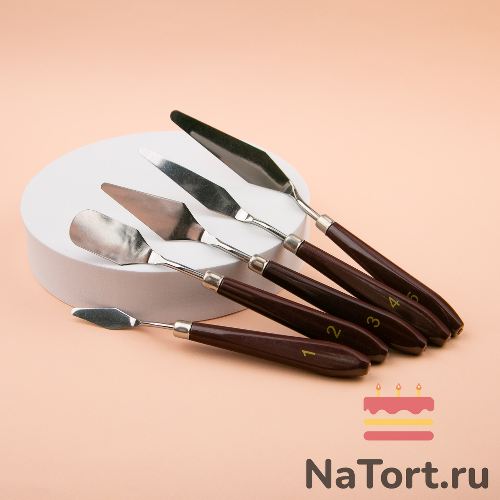 Набор кондитерских лопаток 5 шт