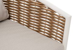 "Тоскана" лаунж-зона из искусственного ротанга, цвет соломенный