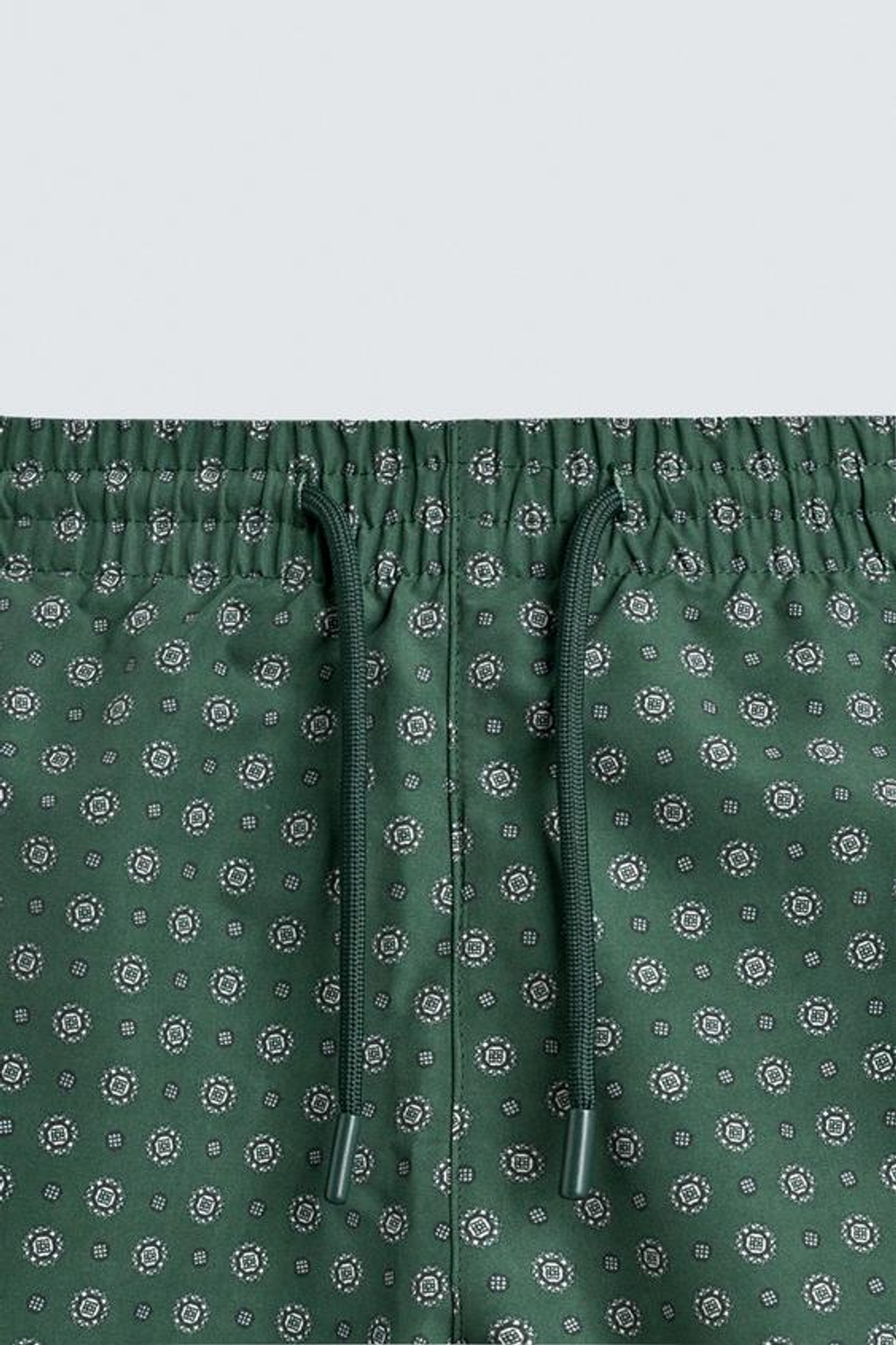 ZARA ПЛАВКИ С ГЕОМЕТРИЧЕСКИМ ПРИНТОМ, БИЛЬЯРДНЫЙ ЗЕЛЕНЫЙ