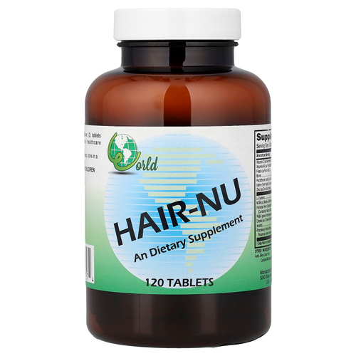 World Organic, HAIR-NU`` 120 таблеток