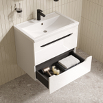 Тумба с умывальником IDDIS Ray, подвесная, 70 см, белый, RAY70W0i95K