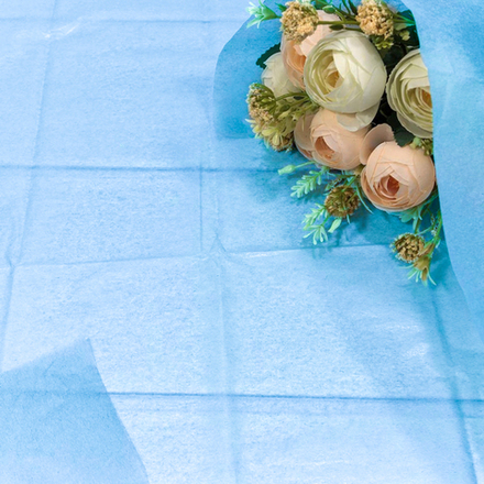 Упаковочная бумага, Тишью (0,5*0,7 м) Небесно-голубой, 40 шт.