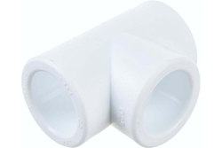 Тройник PPR 25х25х90, белый, РТП (10737)