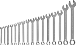 W26116S Набор ключей гаечных комбинированных в кейсе, 6-24 мм, 16 предметов