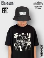 Панама с принтом аниме