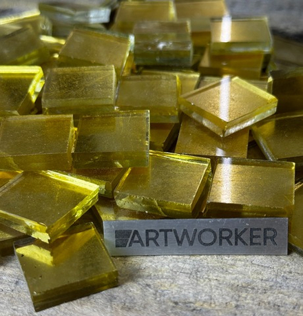 Золотая смальта 22х22 мм (2.5 гр) - 6 мм