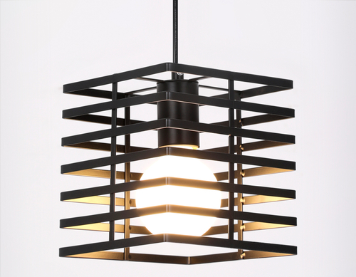 Подвесной светильник в стиле лофт TR8411 BK черный E27 max 60W 160*160*950