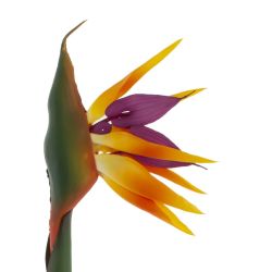 GAEM Цветок искусственный "Стрелиция" (Real Touch), L18 W11 H81 см