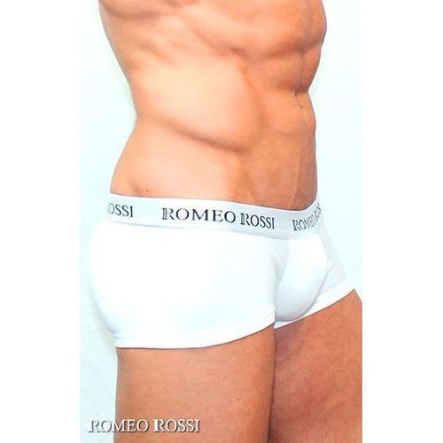 Мужские трусы хипсы белые Romeo Rossi Comfort Boxer Brief RR5001-01