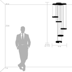 763437 Подвес UNITARIO 46W LED 5060LM ЧЕРНЫЙ МАТОВЫЙ 3000K