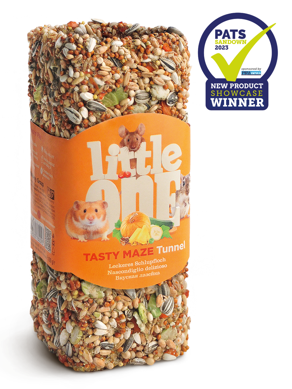 Игрушка-лакомство для грызунов туннель малый "Вкусная лазейка", 120г Little One
