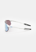 Спортивные очки 100% HYPERCRAFT SQ Soft Tact White - HiPER Blue Mirror Lens