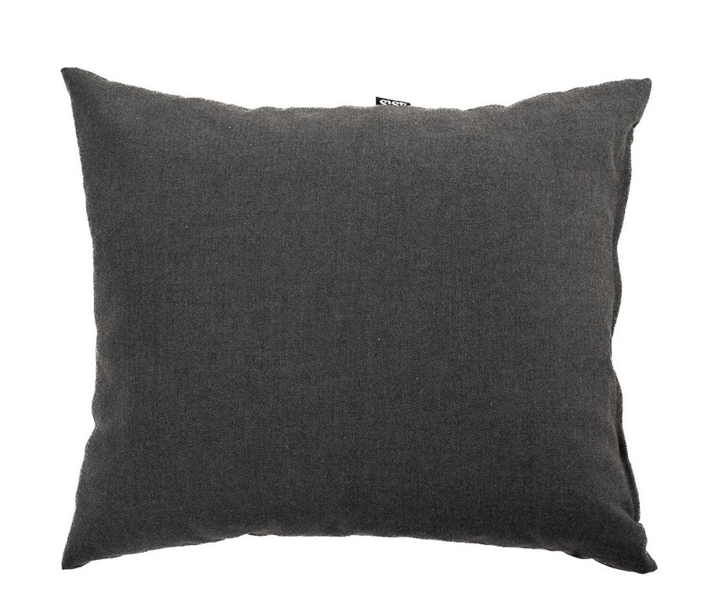 Декоративная подушка для мебели 50х43 см, цвет темно-серый 027