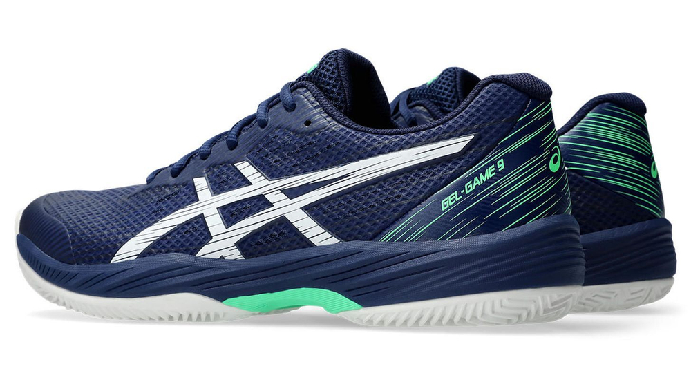 Теннисные кроссовки Asics Gel-Game 9 Clay/OC - blue expanse/white