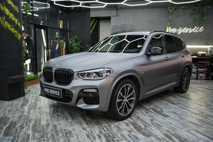BMW X3 в цветной полиуретан Carbins Color PPF Deep grey MF 001d