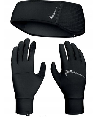 Резинка на голову Nike Dri-Fit Lightweight Fleece - черный