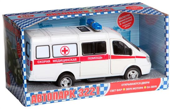 Газель Скорая помощь "Play smart" на батарейках