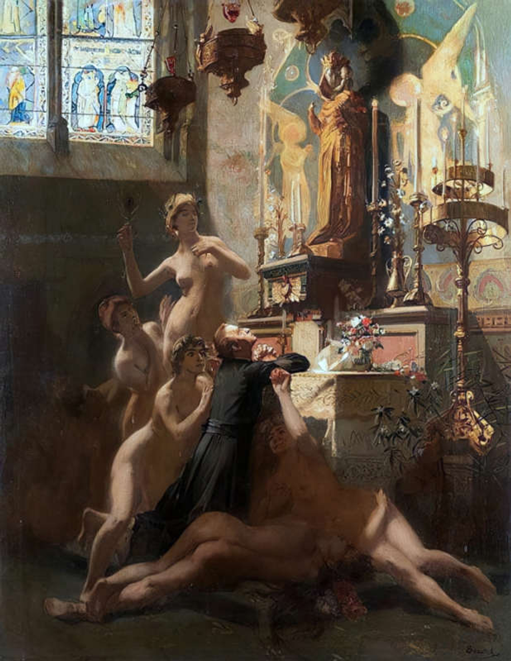 Gustave Surand (1860-1937) - эротическое искусство французского художника