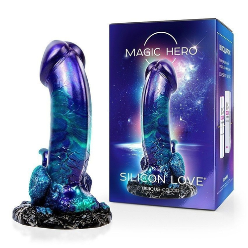 Фаллоимитатор Bior toys MAGIC HERO 19 см с присоской