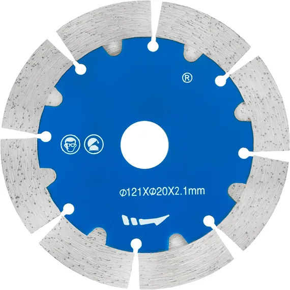 Диск алмазный отрезной для штроборезов CWG, Ø 121, арт. 12120C