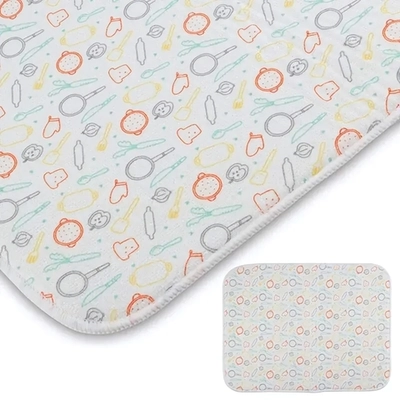 Коврик для сушки посуды из микрофибры MDM-Promo-M, размер: 40*30см