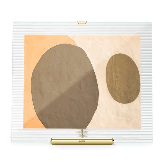 Фоторамка flute, 26х30 см, латунь