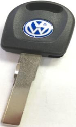 Заготовка автомобильного ключа 13052 Фольцваген / Шкода под чип верт. узк. HU162 КИТАЙ