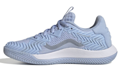 Женские Кроссовки теннисные Adidas SoleMatch Control W Clay - blue dawn/matte silver/ftwr white