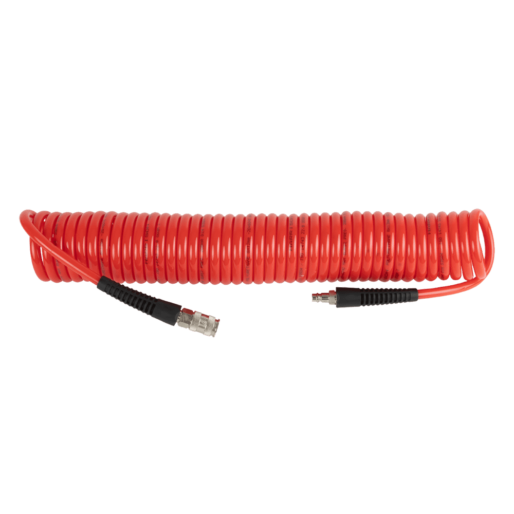 HRS-228010 Шланг пневматический спиральный Harrison с БРС, 10 м, 8х12 мм