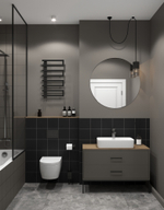 Плитка настенная Axima Вегас 20x20 см 1.04 м² матовая цвет черный