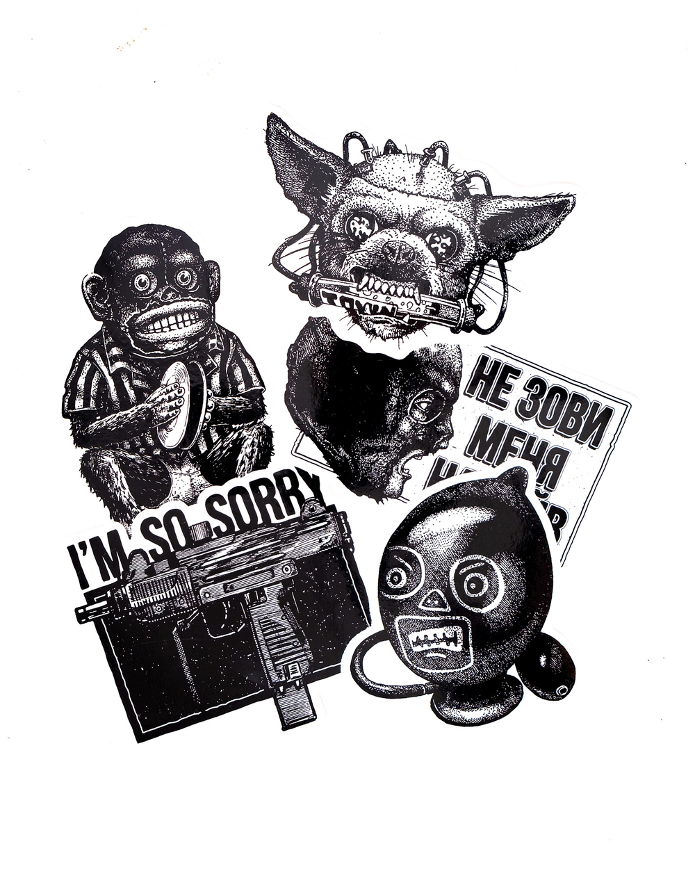 Стикерпак "Action"