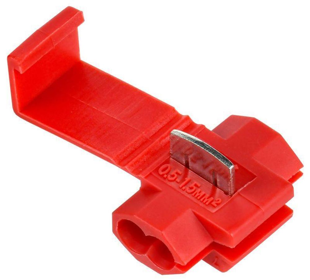 Зажим прокалывающий ответв. ЗПО-2 0.5-1.5кв.мм красн. (уп.100шт) IEK UKW10-1-100