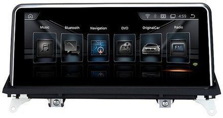 Магнитола BMW X5 (F15), X6 (F16) 2017-2019 EVO - Carmedia XN-B1100 монитор 10" на Android 10, SIM-слот, 4ГБ-64ГБ