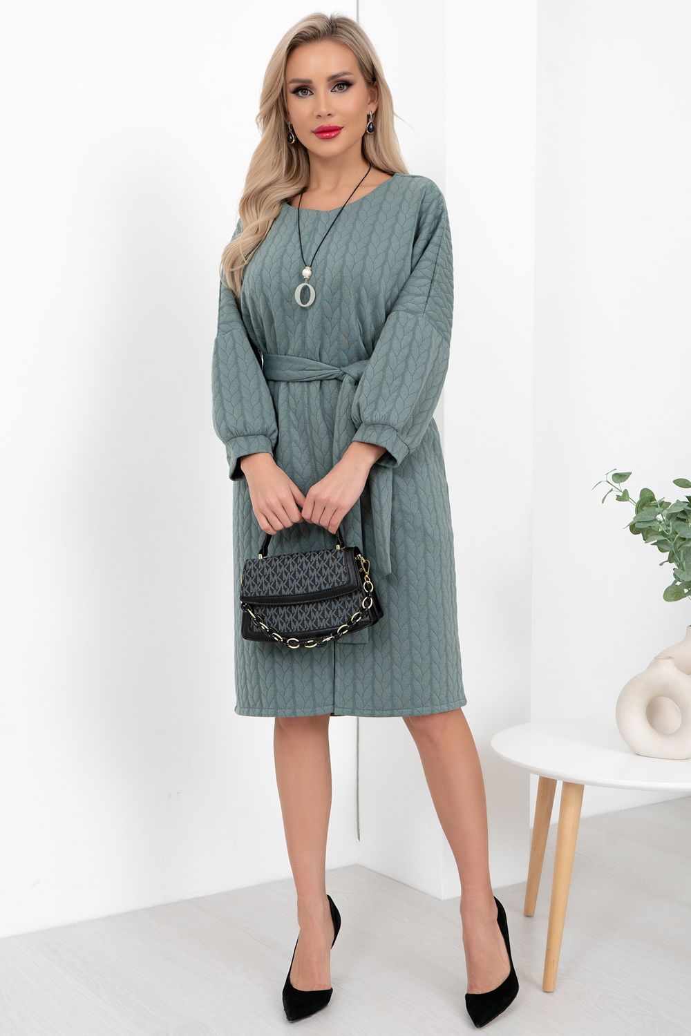 Платье Сара (полынь) Р11-989/16 Nikol (Акция)