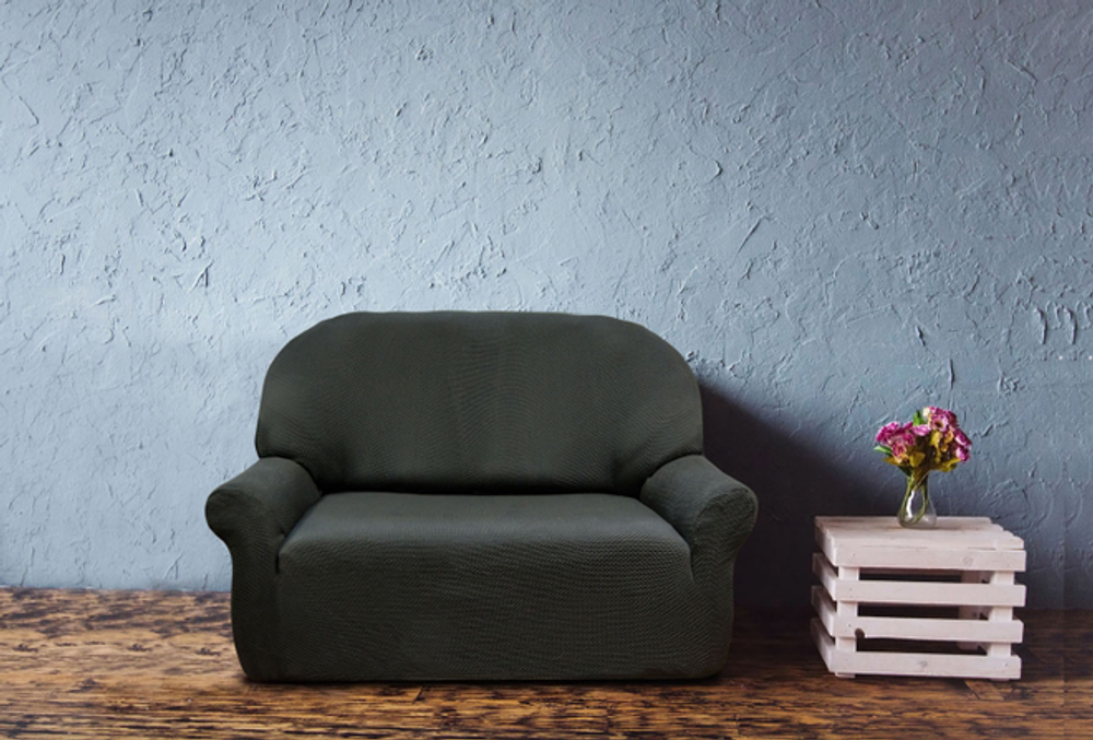 Чехол на 2-х местный диван Аляска, цвет Негро