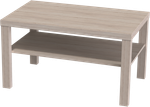 Стол журнальный Энкель 82 82x50x45см (дуб беленый)