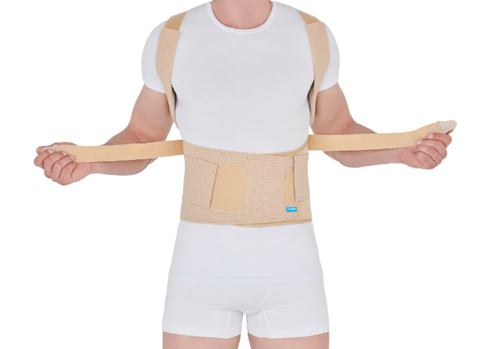 Корректор осанки Orlett TLSO-251(F) — усиленная фиксация для коррекции осанки