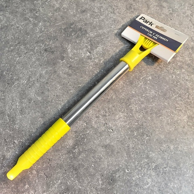 Скребок хозяйственный с лезвием 100мм, длина 37см