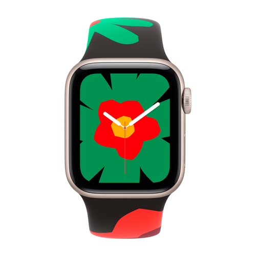 Умные часы Apple Watch SE 3 (2025) GPS, 40mm, Starlight Aluminium Case with Black Unity Sport Band, M/L