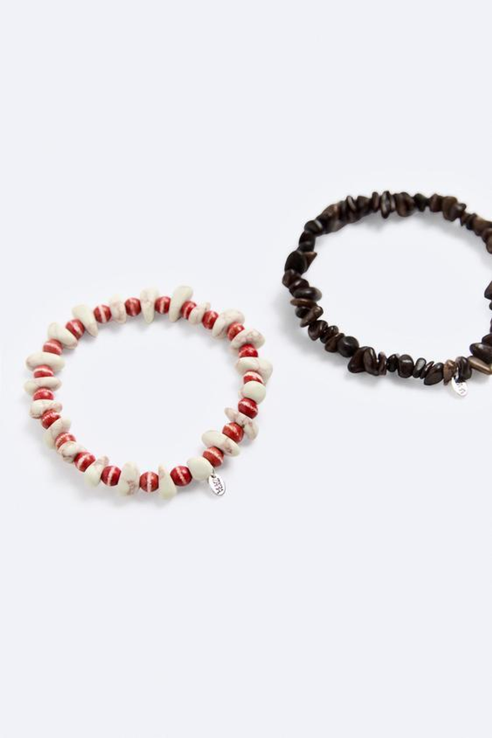 ZARA НАБОР ИЗ ТРЕХ БРАСЛЕТОВ С КОНТРАСТНЫМИ ДЕТАЛЯМИ, РАЗНЫЕ