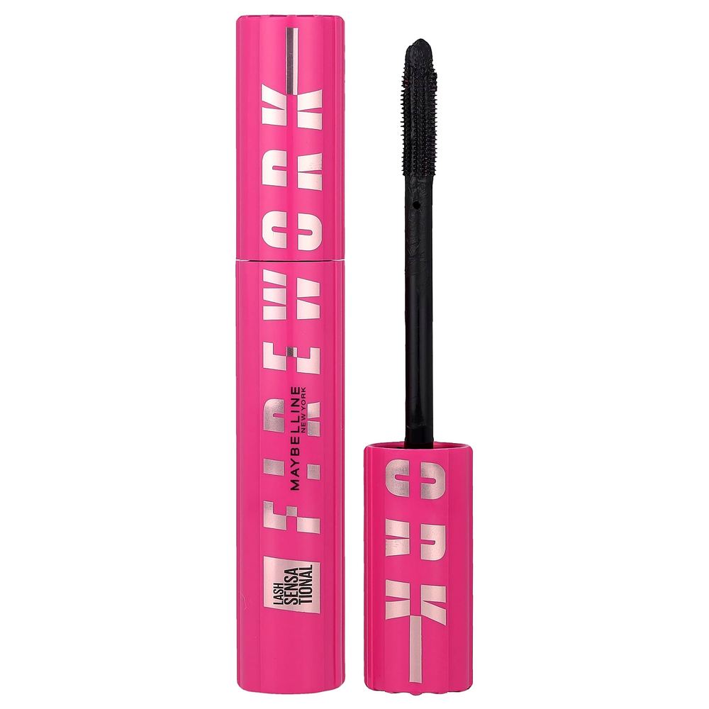 Maybelline, Lash Sensational, тушь для ресниц Firework, оттенок 801 очень черный, 10 мл (0,33 жидк. унции)