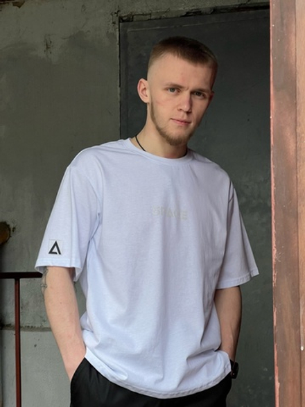 Футболка SPACE OverSize Белый Light