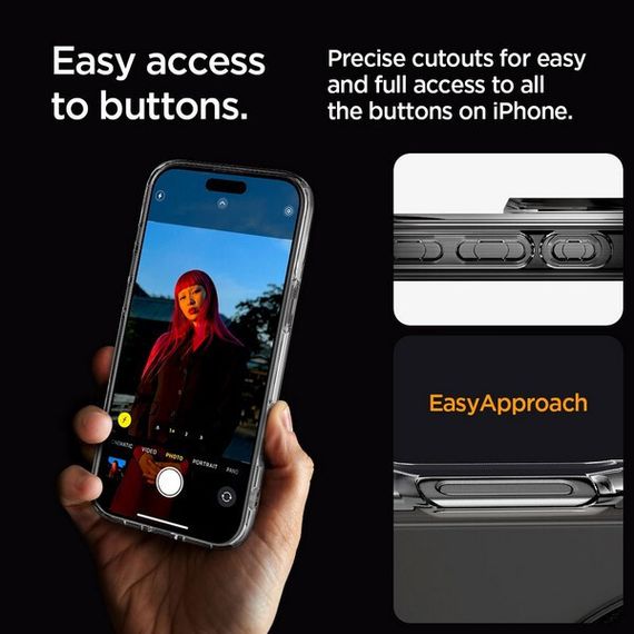 Чехол Spigen Ultra Hybrid для iPhone 16 Pro Max (ACS08000) Carbon Fiber