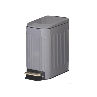 Ведро для мусора 6л с педалью нерж, BZ-T56LGY