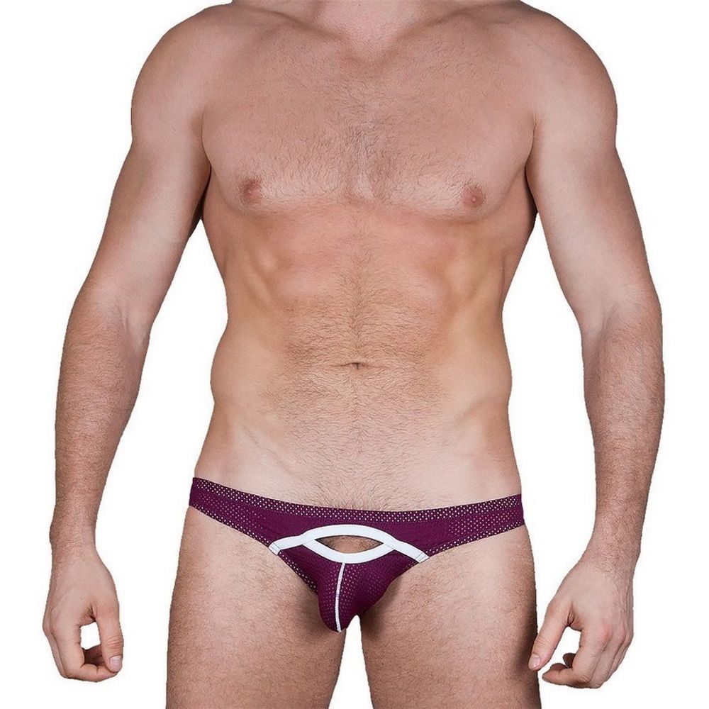 Мужские трусы слипы фиолетовые Sesmik Active light