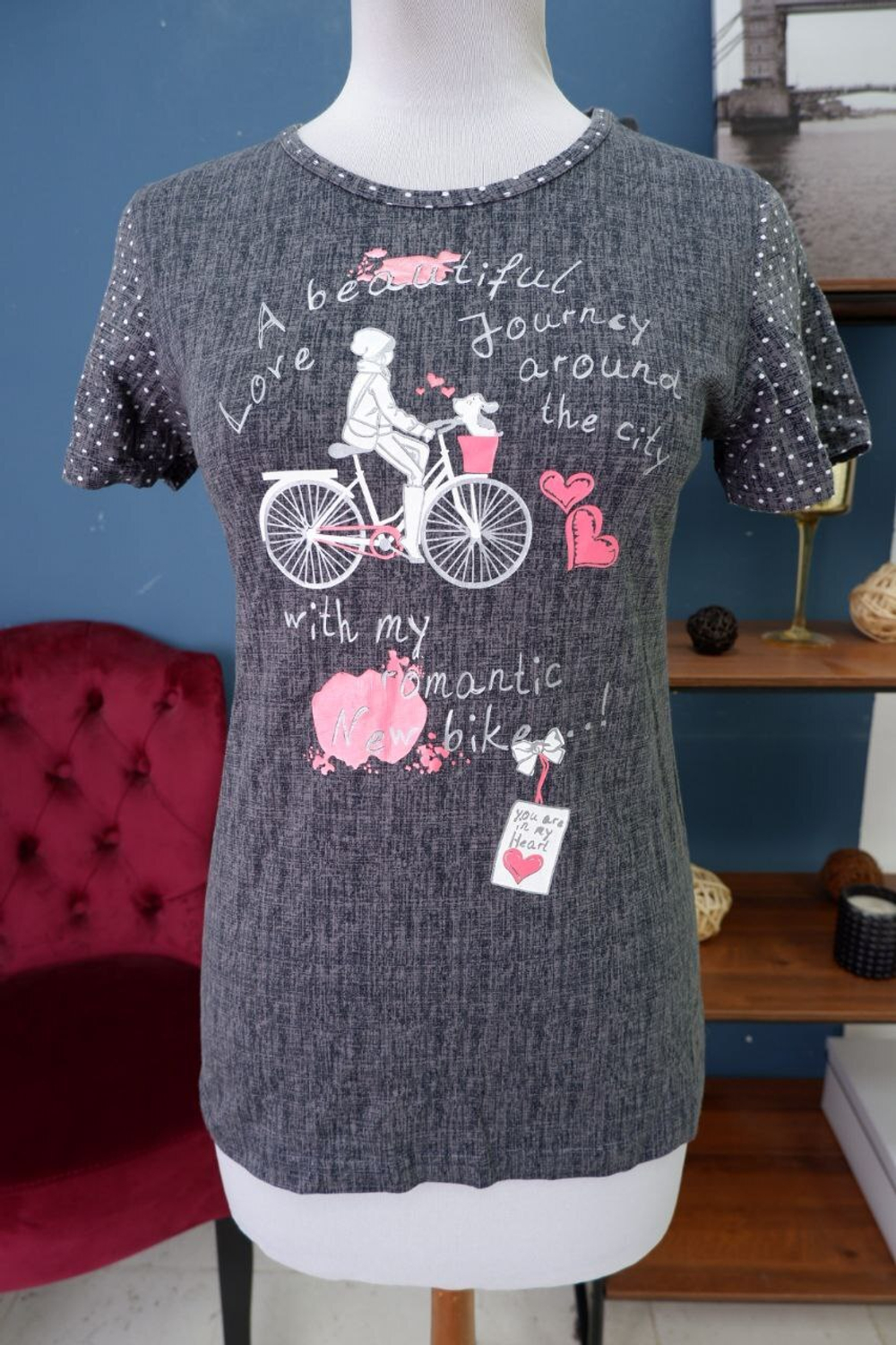 Футболка Maxis с принтом 42/44 размер