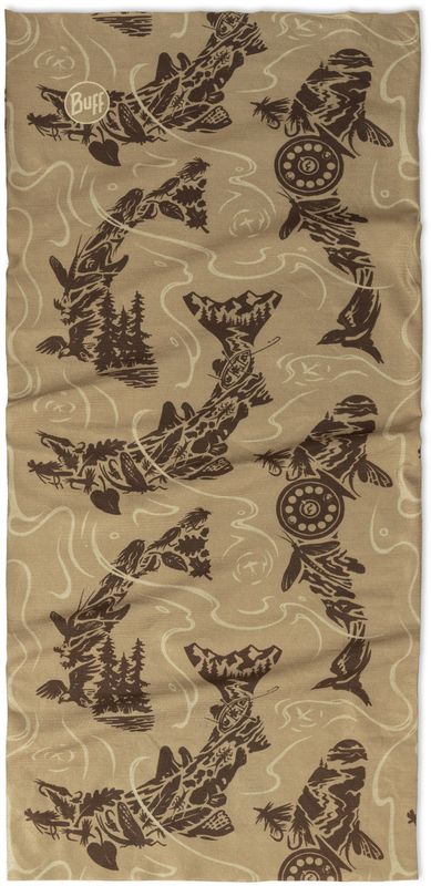 Бандана-труба Buff CoolNet UV Lake River Khaki Фото 2
