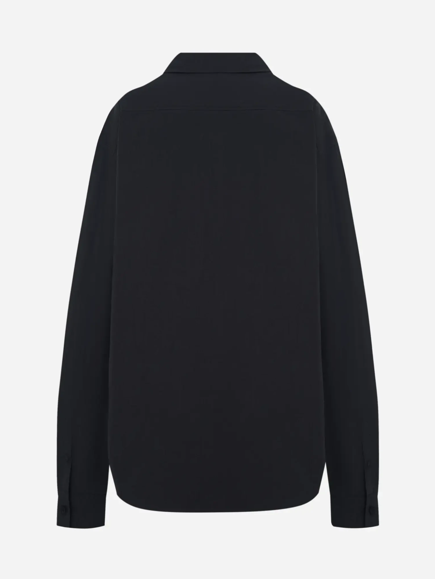 Рубашка из итальянского хлопка черная