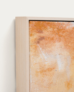 Абстрактная картина Selnar желтая 182 x 47 см